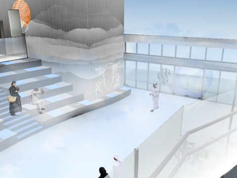 Visualisierung Ausstellung Baden-Württemberg Pavillon, Expo 2020 Dubai