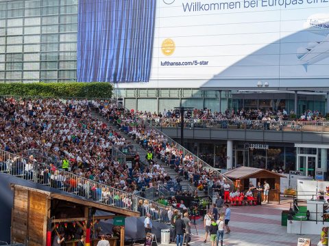 UEFA EURO 2016, Public Viewing, München Flughafen