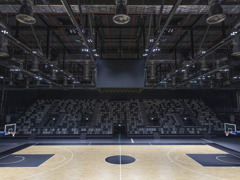 Mit der installierten Beleuchtungsanlage ist die Kia Metropol Arena für Veranstaltungen jeder Art gerüstet