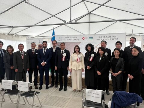 JP_2025_World_Expo_Osaka_Uzbekistan_Pavilion_Ground_Breaking_Ceremony_02