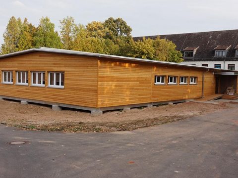 Temporary accommodation for the police school Wertheim