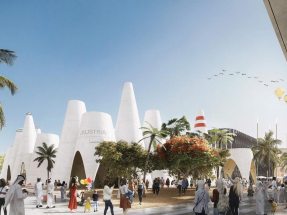 Ein eindrucksvolles Erlebnis für alle Sinne bietet der österreichische Pavillon auf der Expo 2020 in Dubai.