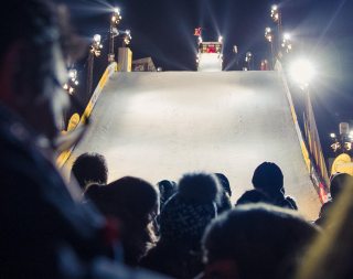 The first European big air double world cup ARAG Big Air Festival brought winter sports to the city and rounded up the greatest freestyle sports stars.