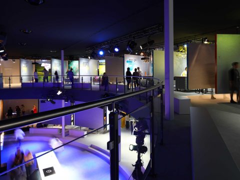 The two story interactive exhibition, "METRO unboxed" includes 38 stations