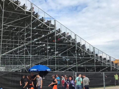 Image: NUSSLI built the sitting tribune for a total of 2,000 fans, including 400 VIP seats.