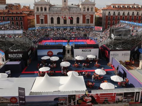 Arena für die World Padel Tour in Valladolid