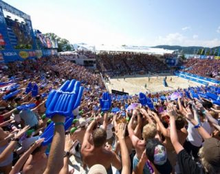A1 Beach Volleyball Grand Slam, Klagenfurt 2009; Photo: Bernhard Horst