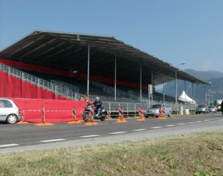 Grandstands for Cycling World Cup in Mendrisio