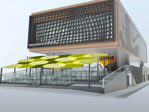 Visualisierung Baden-Württemberg Pavillon, Expo 2020 Dubai
