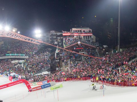 La 23ª noche de Slalom en Planai