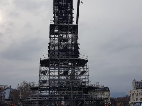 NÜSSLI plante und errichtete einen 30.5 Meter hohen Turm für die Kulturhauptstadt Plovdiv.