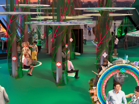 Belarus Pavilion "The Forest of Future Technology", Expo 2020 Dubai