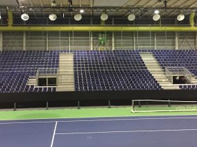 NUSSLI outfits the Palexpo hall for the Fed Cup