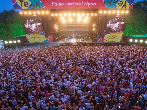 El nuevo gran escenario NUSSLI Jumbo Stage para el Paléo Festival de Nyon