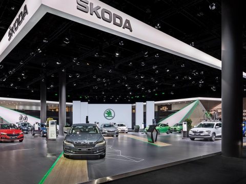 An der IAA Frankfurt 2019 realisierte NÜSSLI für den Automobilhersteller Škoda auch dieses Jahr den Messestand.