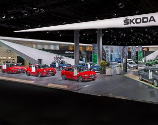 An der IAA Frankfurt 2019 realisierte NÜSSLI für den Automobilhersteller Škoda auch dieses Jahr den Messestand.