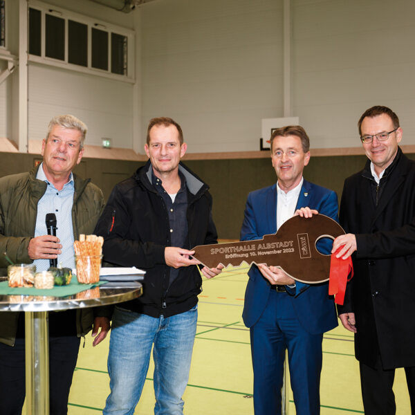 Opening of the sports hall in Albstadt 