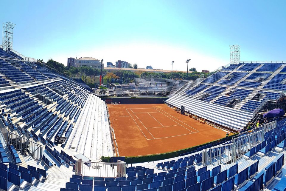 A Temporary Tennis Arena for the Barcelona Open Banc Sabadell