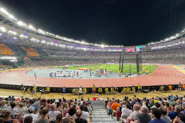 Leichtathletik-WM 2023: NÜSSLI macht den Stadionbau nachhaltig