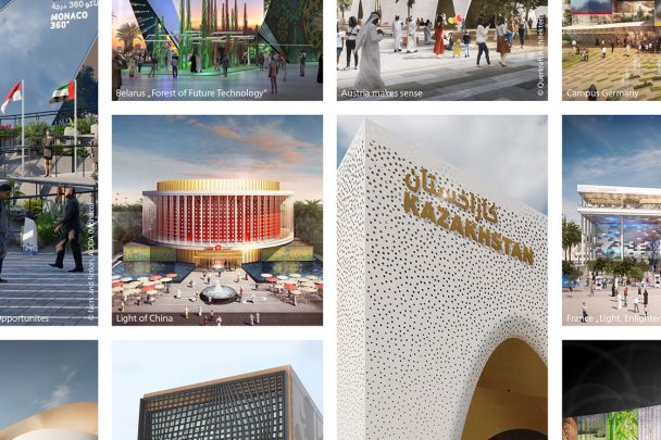 100 días para la inauguración de la Expo – Los 10 pabellones de NUSSLI están en marcha