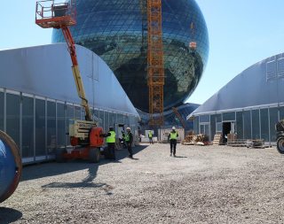 At Expo 2017 in Astana, NUSSLI is realizing several exhibition pavilions.