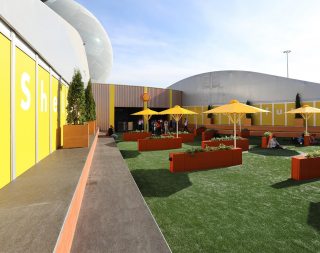 Bild: Der Shell-Pavillon “Energy Lab. Discover a Cleaner Energy Future.” auf der Expo Astana 2017