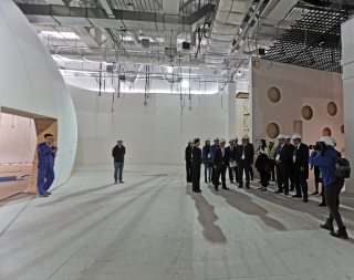 Completion Ceremony of the Main Structure for China Pavilion at Expo Astana 2017