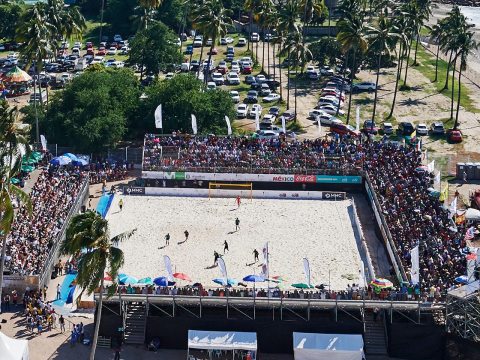 Entre el 22-24 de octubre se celebró en Puerto Vallarta la gira gobal de la Copa Mundial de Fútbol Playa 2017