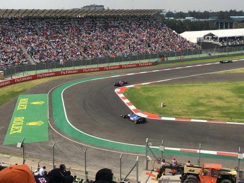 Image: NUSSLI built a total of 12,690 grandstand seats and three VIP areas for 2,000 Formula 1 fans.