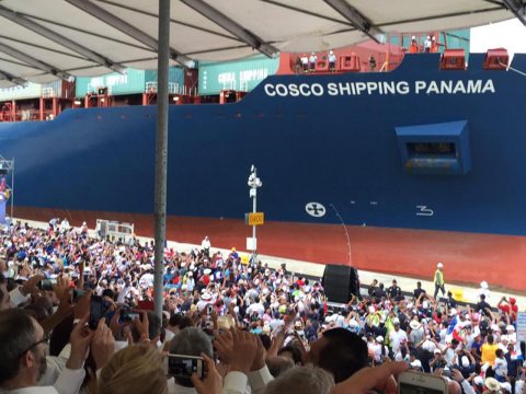 Eröffnungsfeier Panamakanal-Erweiterung