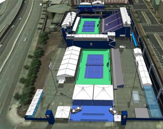 Tennisstadion für BB&T Atlanta Open 2017