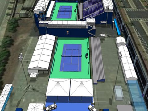 Tennisstadion für BB&T Atlanta Open 2017