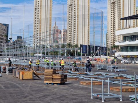 Construction Beginn: Race Fever in Las Vegas: NUSSLI in Pole Position