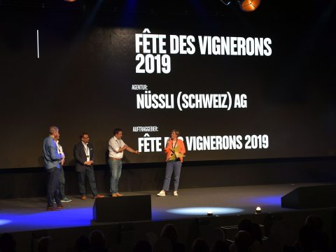 Gold for the Fête des Vignerons 2019 in the Best Supplier Services category