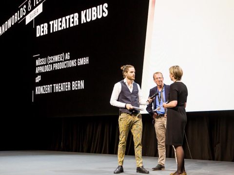 NÜSSLI gewinnt Silber für den Theater Kubus in Bern am XAVER Award.