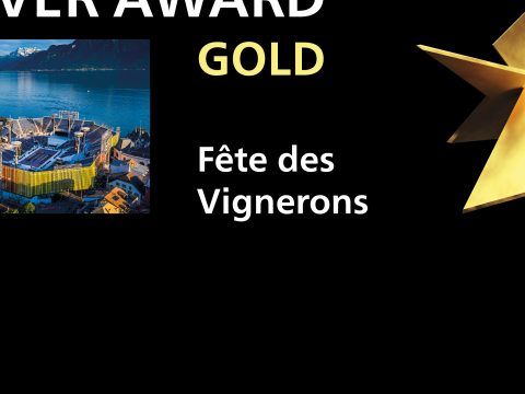 Gold for the Fête des Vignerons 2019 in the Best Supplier Services category