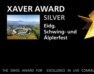 Silber XAVER Award für die Arena des Eidgenössischen Schwing- und Älplerfest 2019